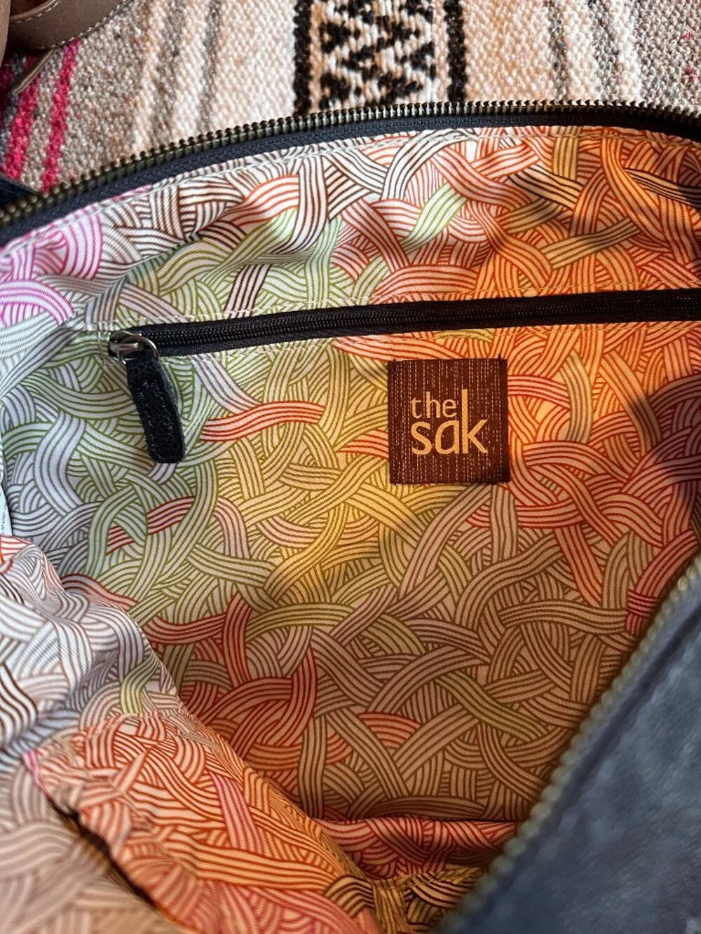 The Sak Sequoia Hobo Bag, Black Pebbled